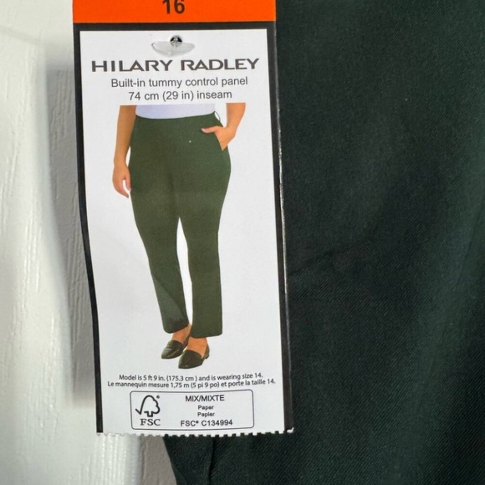 Hilary Radley Dark Green Pants